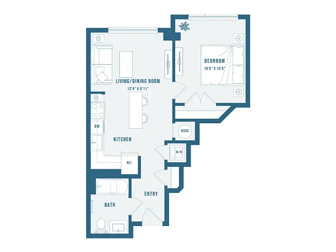 Floor plan Colette B2
