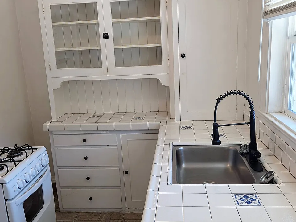 Kitchen from entry. Not shown refrigerator/freezer and microwave.
