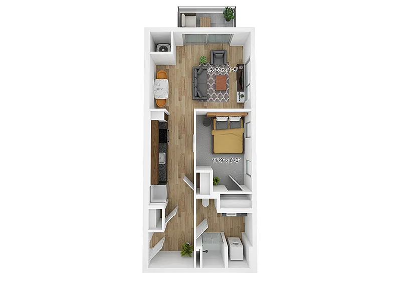 Floor plan Alcove-C