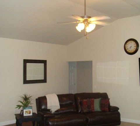 Tall vaulted ceilings