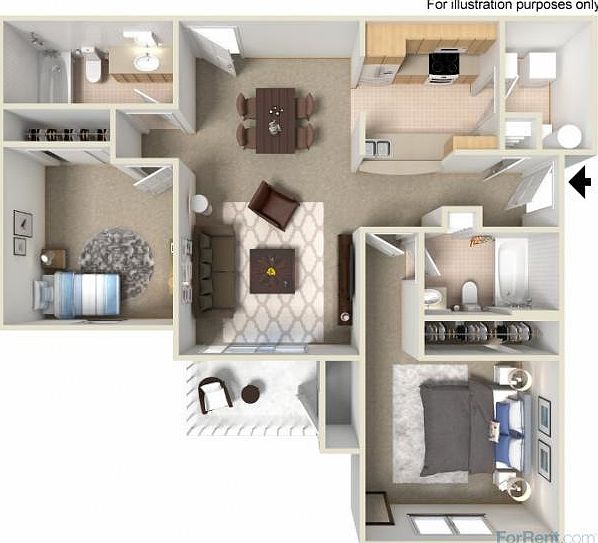 1st image of 7852 Penobscot Dr APT A