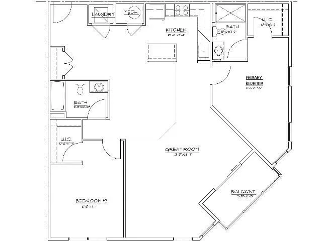 Floor plan Rye Loft West