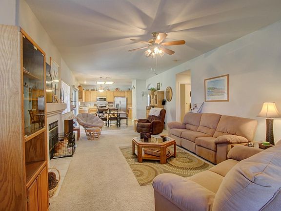 Family room looking toward kitchen.