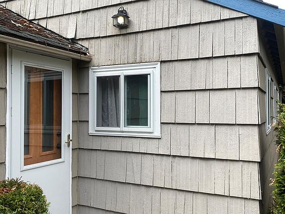 Front door, new paint, new trim, new acoustic (noise abating) windows and doors.