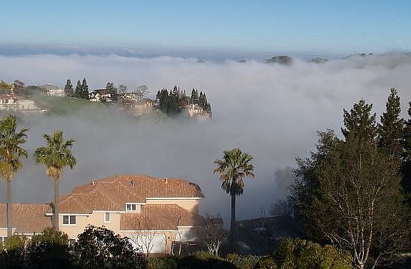 Above the clouds