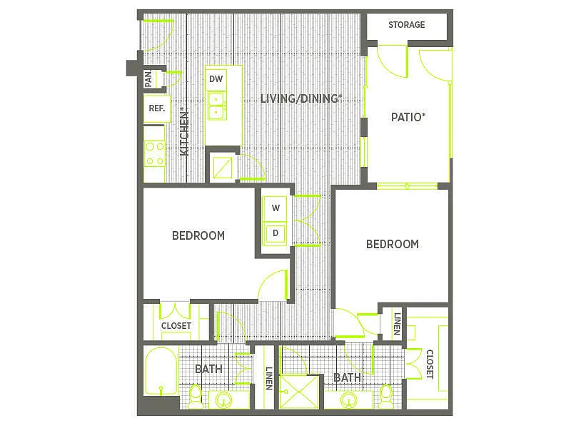 Floor plan B3