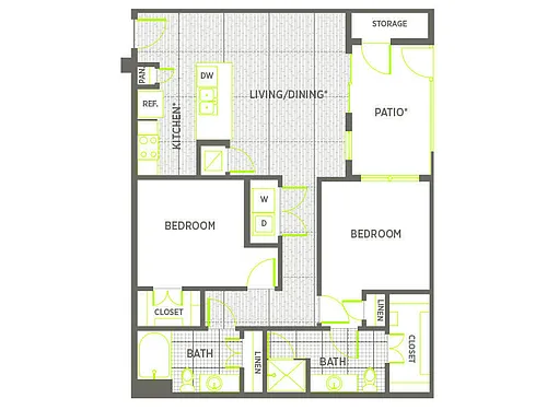 Floor plan B3