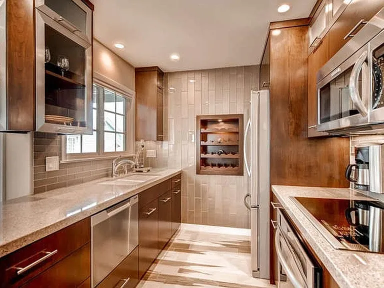 Gourmet kitchen with new, top of the line appliances