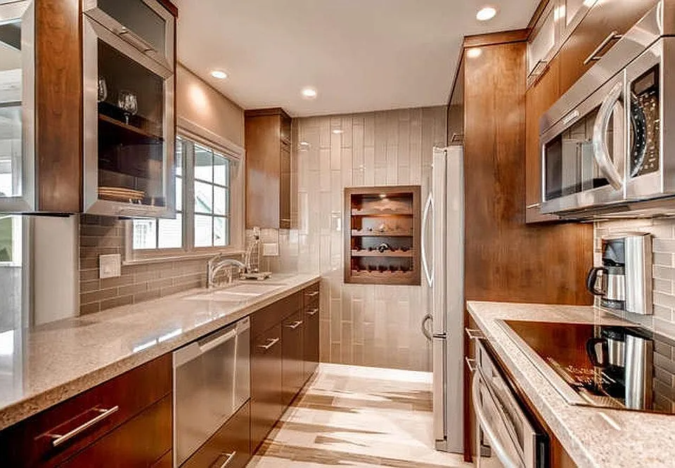 Gourmet kitchen with new, top of the line appliances