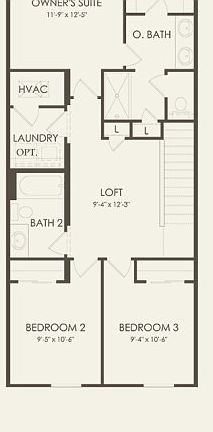 Second Floor 3 br 2.5 ba