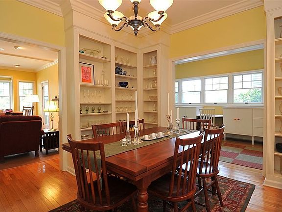 Dining Room with built-ins