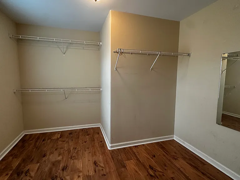 Primary bedroom walking closet