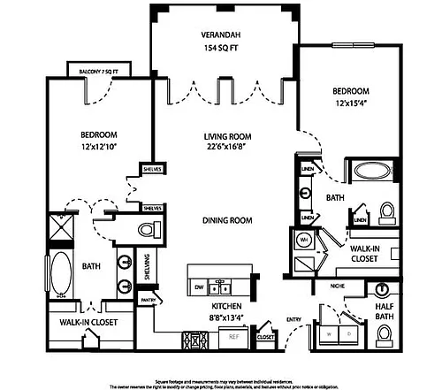 Floor plan Miraval