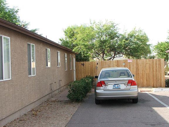 from your parking space