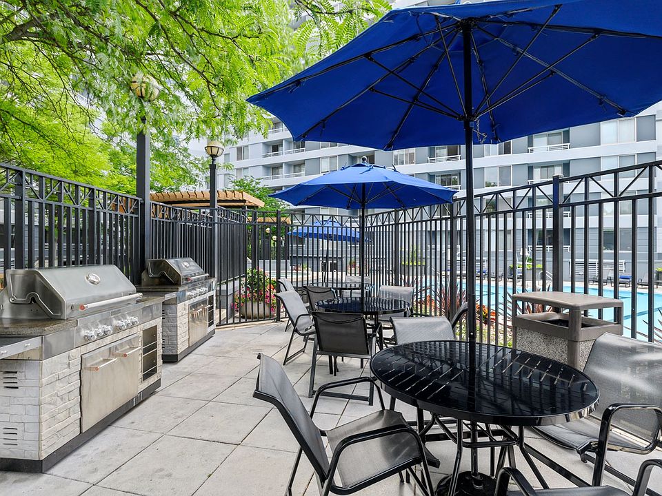Outdoor grilling area