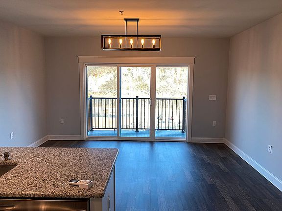 Sliding doors to balcony