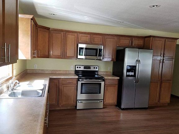 Kitchen with large pantry