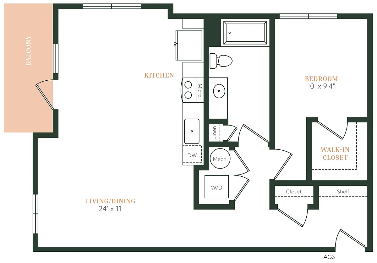 Floor plan A1L