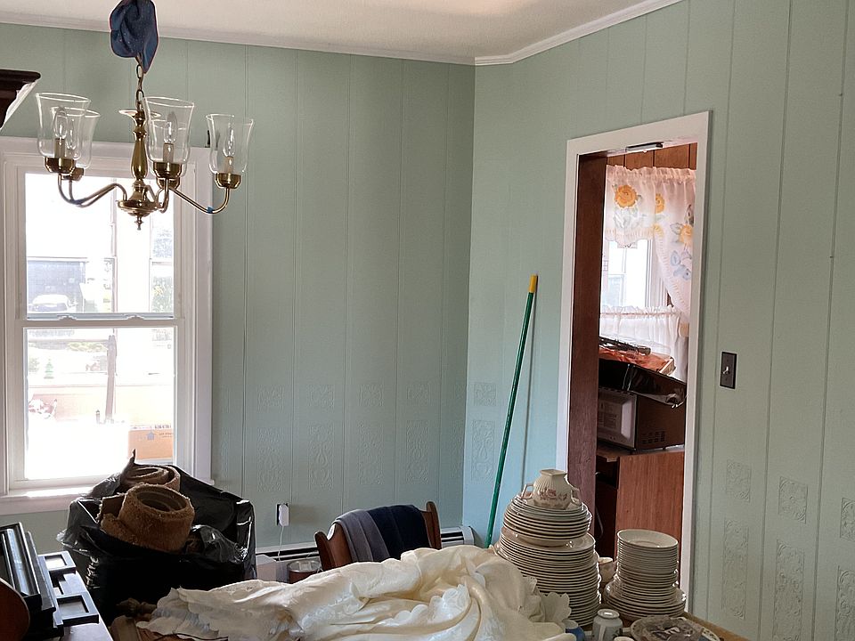 Dining room during renovations.