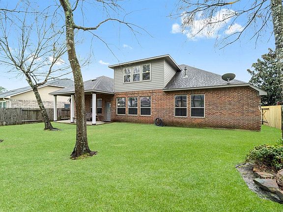Large back yard - Covered porch - Mature trees