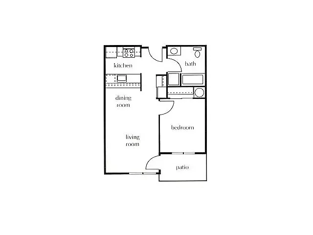 Floor plan Two Bedroom