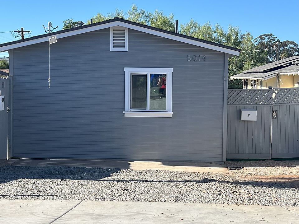 Front of Unit C, includes one parking space