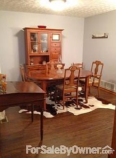 Dining room
						:
						Separate dining great for family gatherings.