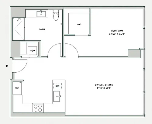 Floor plan A1K