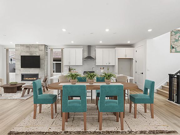 Homesite 22 Dining, Kitchen Great Room - Virtual