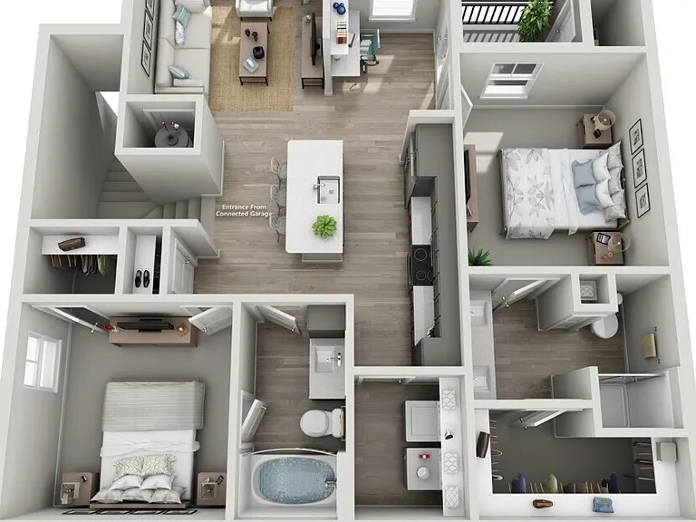 Novel Lockwood Glen - B2-U - 2 Beds - 2 Baths - 1126 Sq. ft.