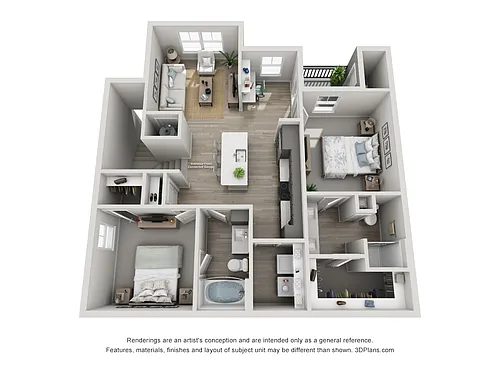 Floor plan B2-U