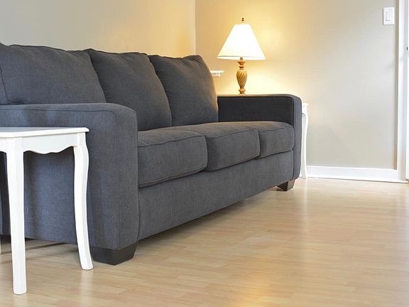 Sofa bed in living room