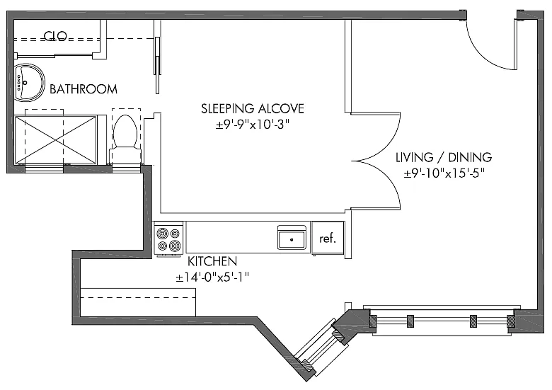 Floor plan Castellon