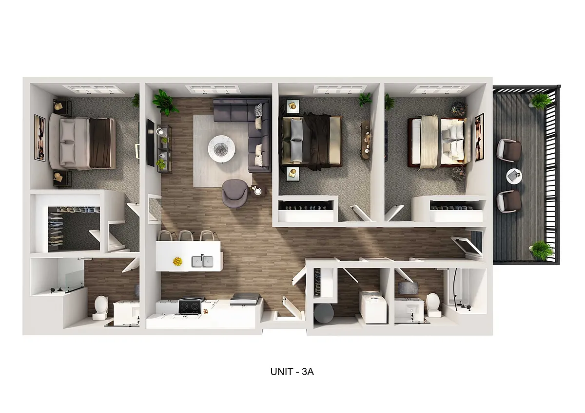 Floor plan The Oxford Terrace