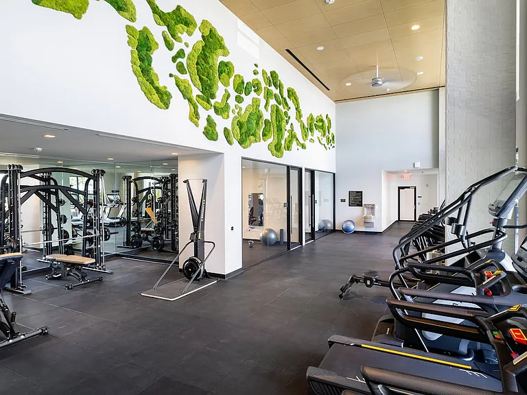 State-of-the-art fitness center