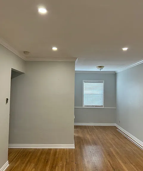 Living room and dining area