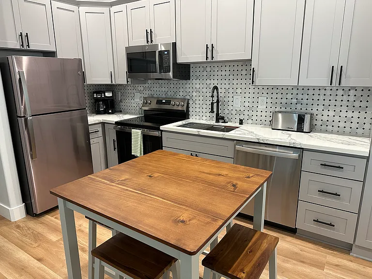 Dining table seating for four