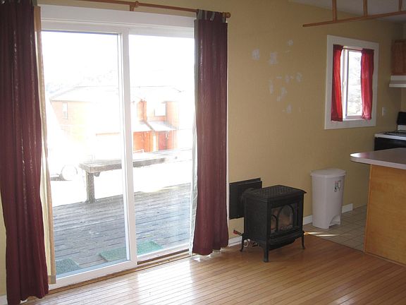 Living room with deck access