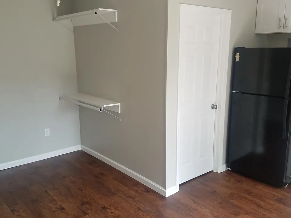 Shelves in main room