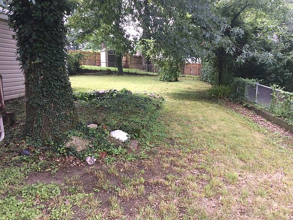Fenced back yard