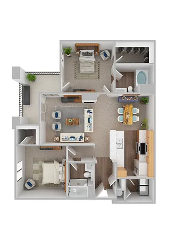 Floor plan The Mendocino