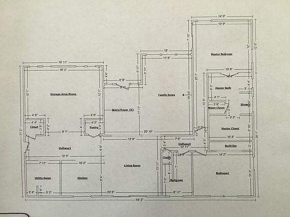 Current floor plan. 