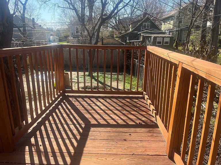 Shared Back Deck