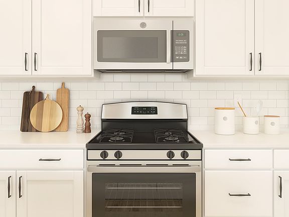 Subway tile backsplash