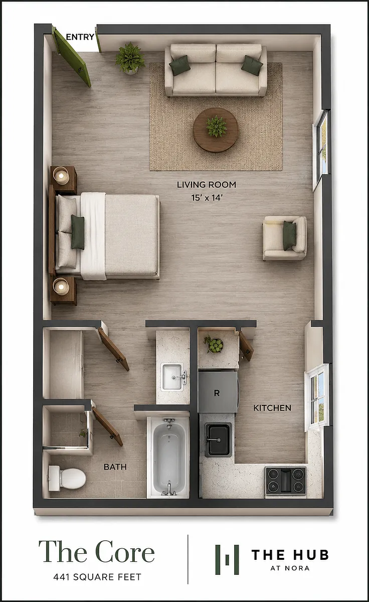 Floor plan Studio - The Core