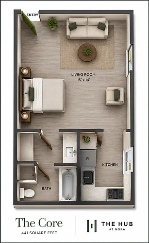 Floor plan Studio - The Core