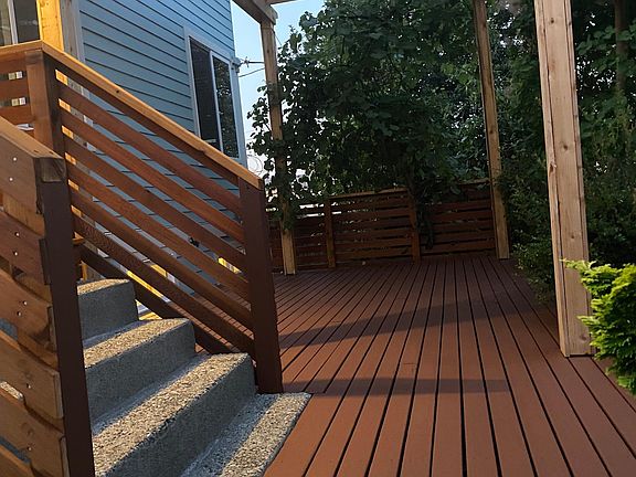 Patio and arbor