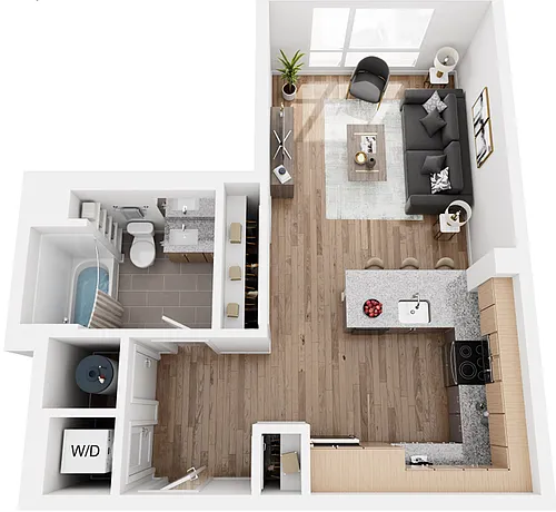 Floor plan Studio