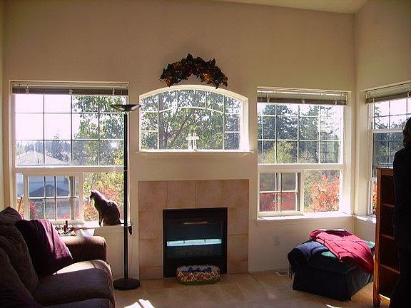 Open and bright living room