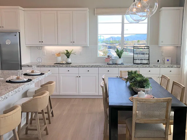 Model Home Example of Open Concept Layout